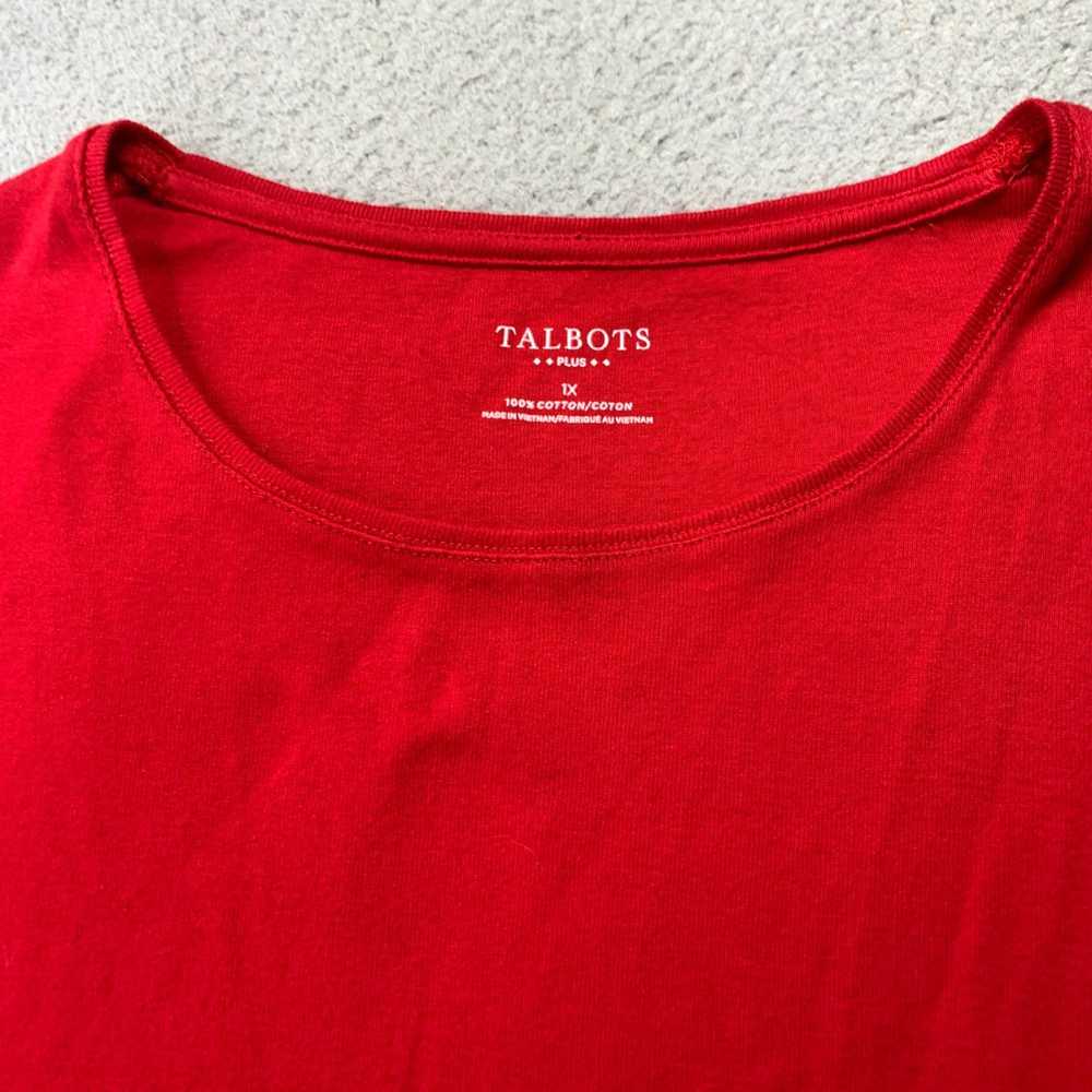 Talbots Red Long Sleeve Fashionable Blouse for Wo… - image 6