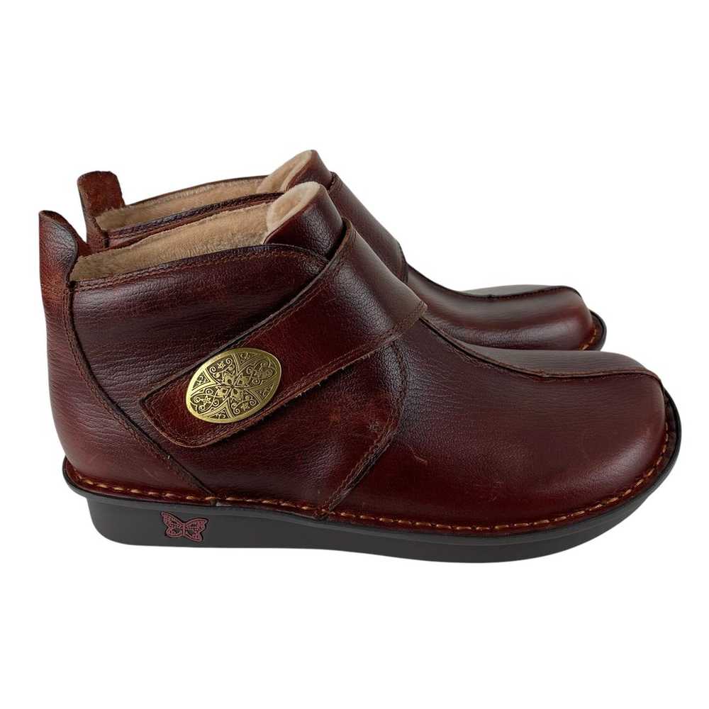 Alegria Caiti Chestnut Brown Leather Ankle Boots … - image 8