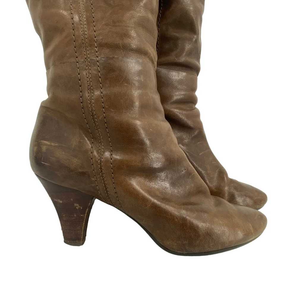 Frye Leather Dannika Piping Zip Tall Riding Boots… - image 5