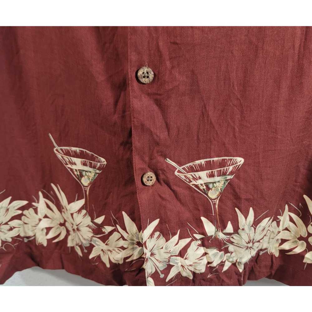 Caribbean VTG Caribbean Burnt Orange Button Up Ha… - image 5