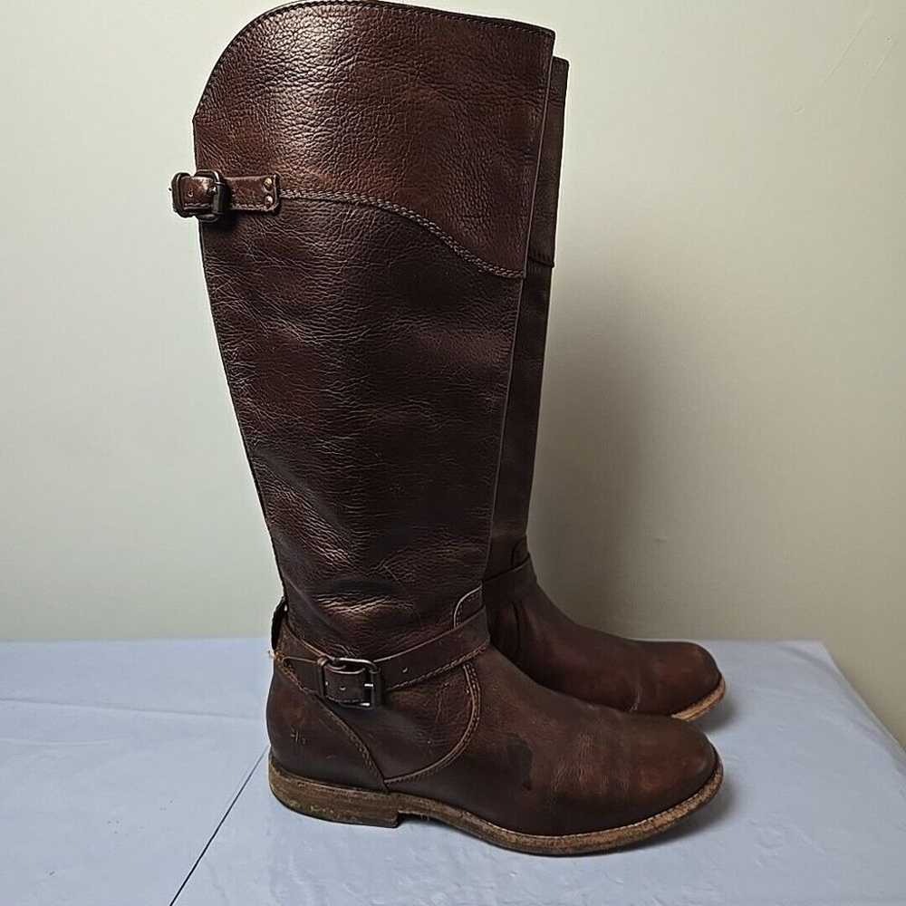 Frye Phillip Equestrian Tall Riding Boot size 8 B… - image 4