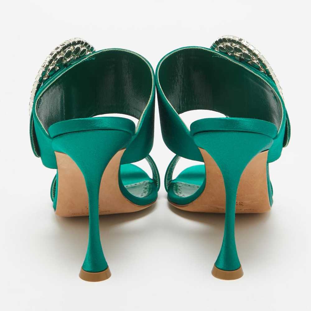 Manolo Blahnik Cloth sandal - image 4