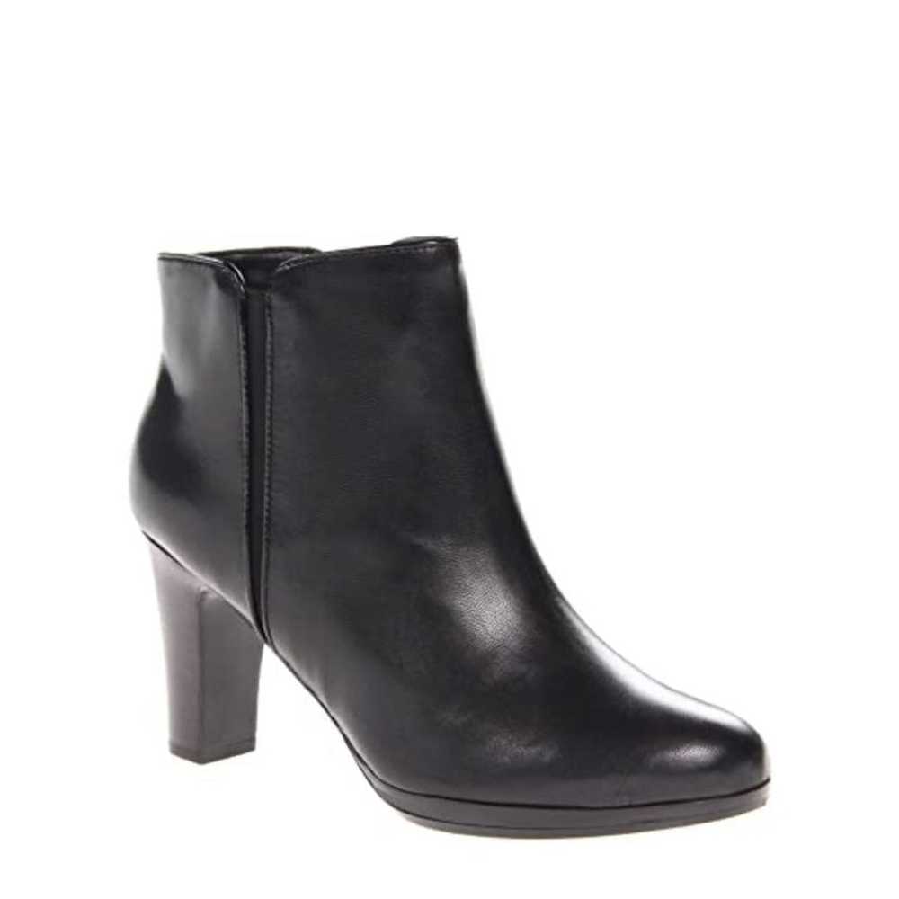 Ralph Lauren Marcy Black Leather Booties - image 1