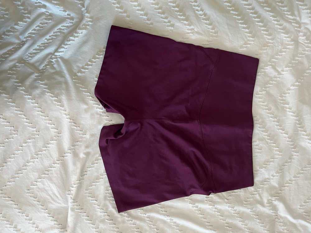 Girlfriend Collective Plum High-Rise Run Short - image 3