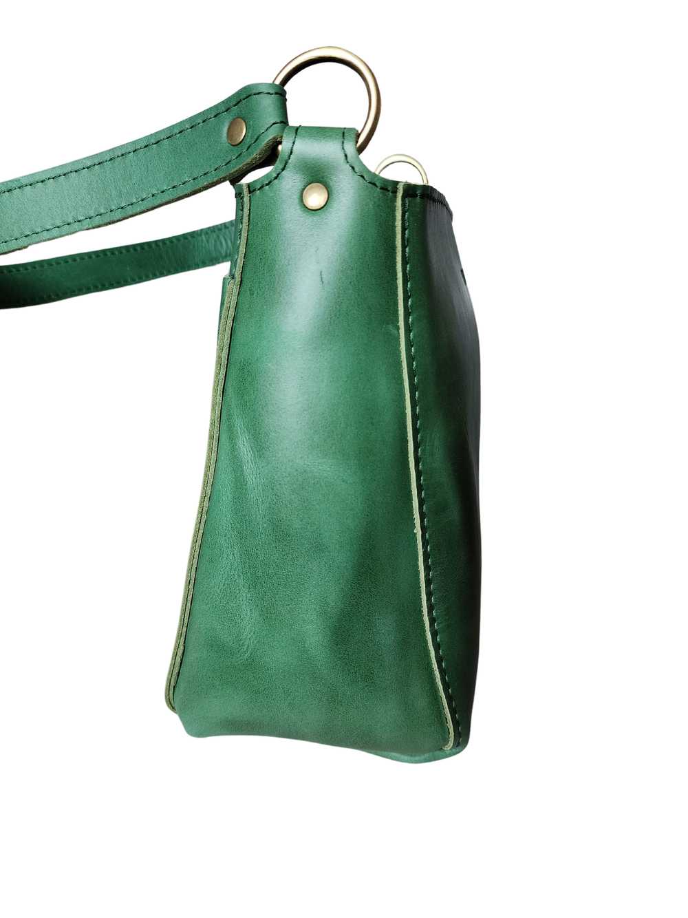 Portland Leather Triangle Shoulder Bag - image 8