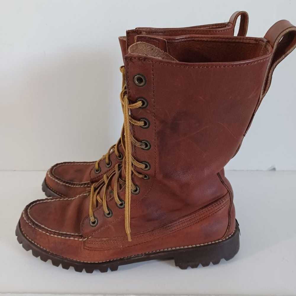 Ralph Lauren Boots Sz 8 Leather Vibram Lace Up Ra… - image 10