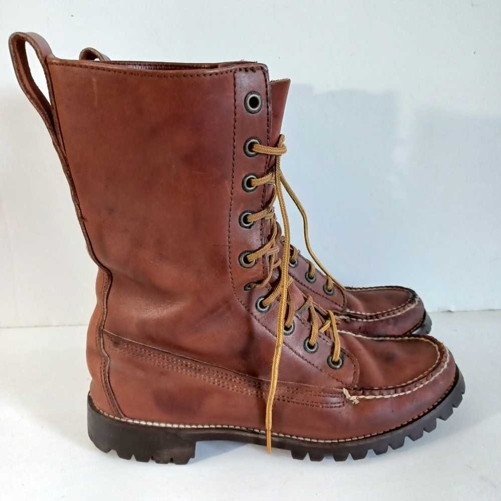 Ralph Lauren Boots Sz 8 Leather Vibram Lace Up Ra… - image 1