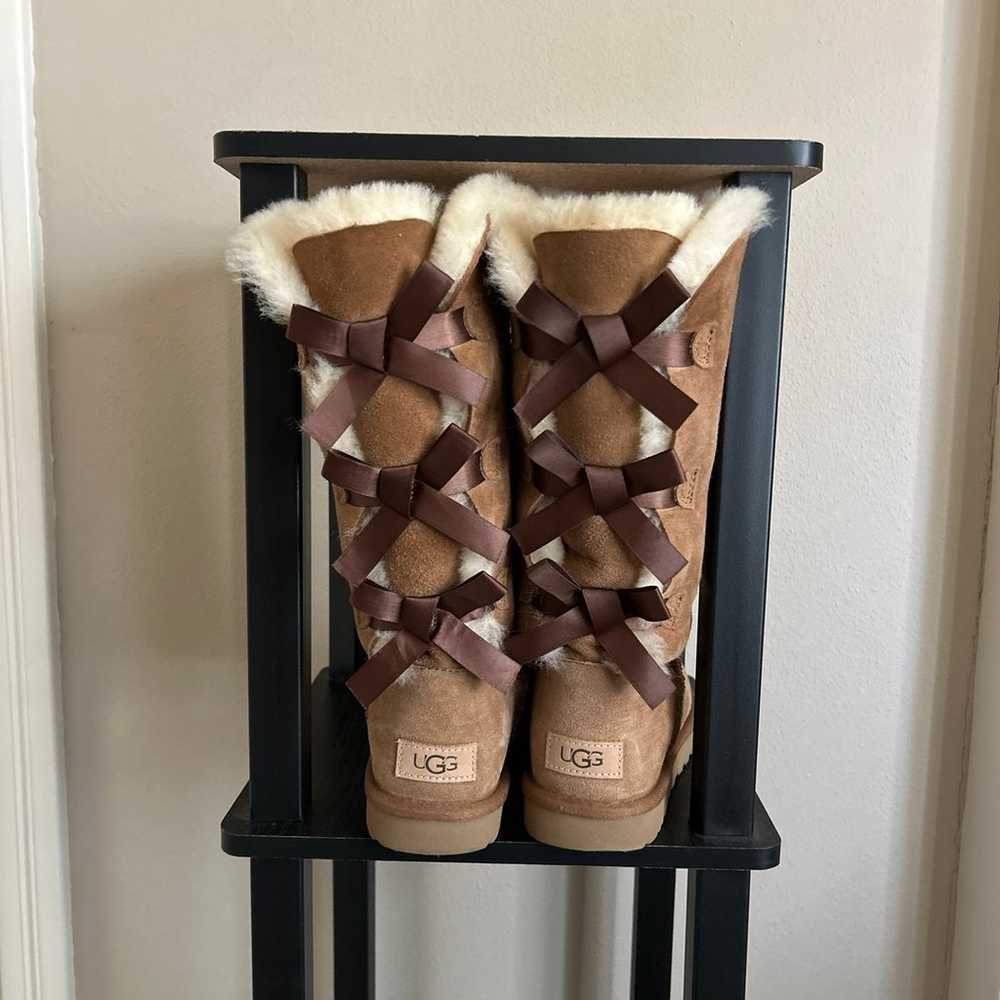 UGG tall Bailey bow boots - image 1