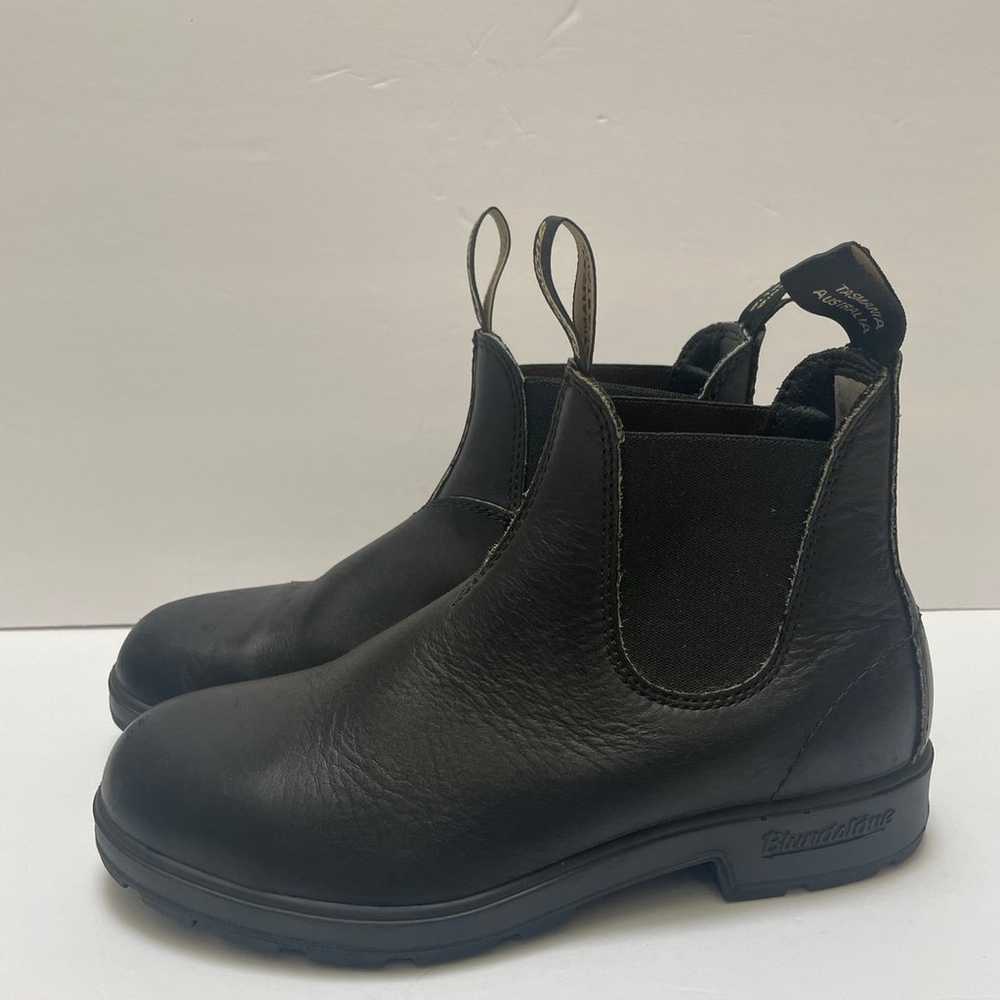 Black leather Blundstone Chelsea boots - image 1