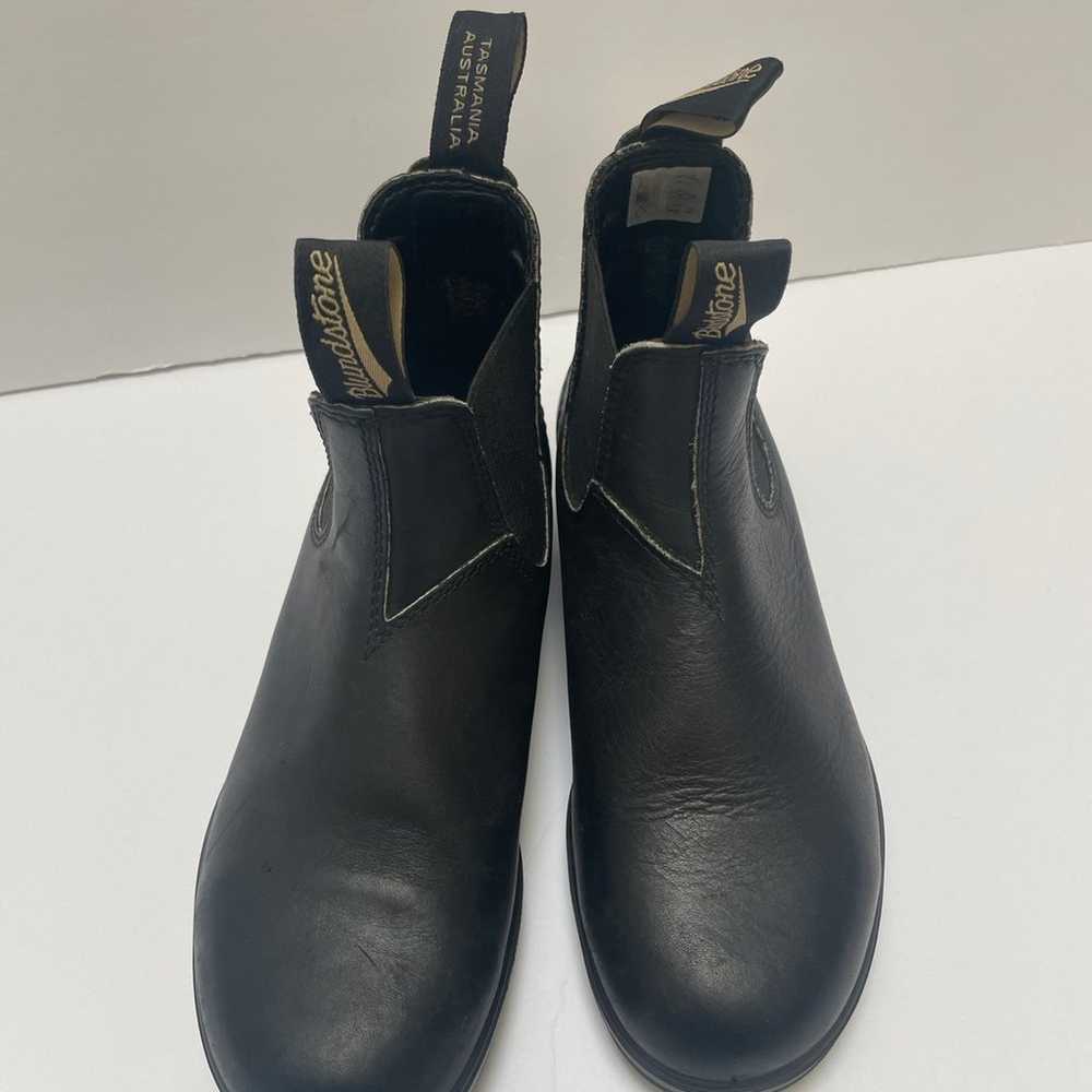 Black leather Blundstone Chelsea boots - image 2