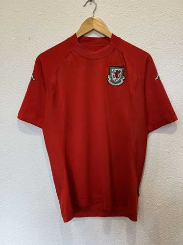 Kappa × Soccer Jersey × Vintage Kappa Wales 2004 H