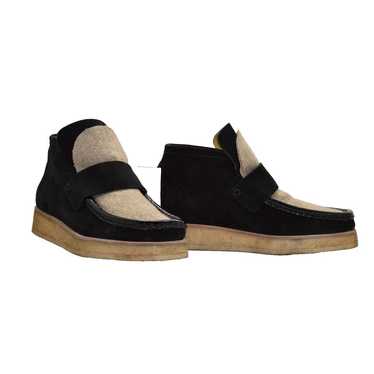 B5 Auth ACNE STUDIOS Black Suede Camel Tongue Pate