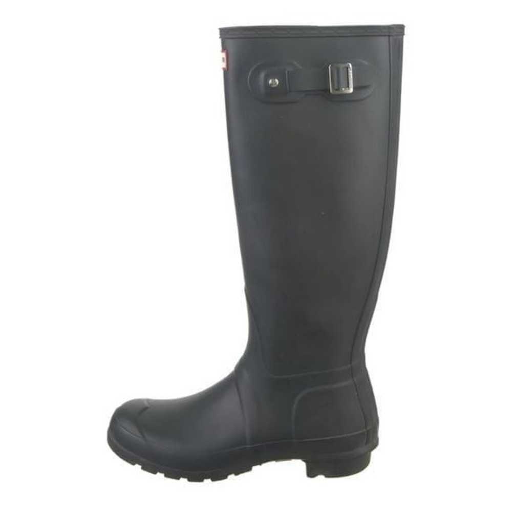 Hunter Original Grey Tall Rain Boots Size 10 - image 3