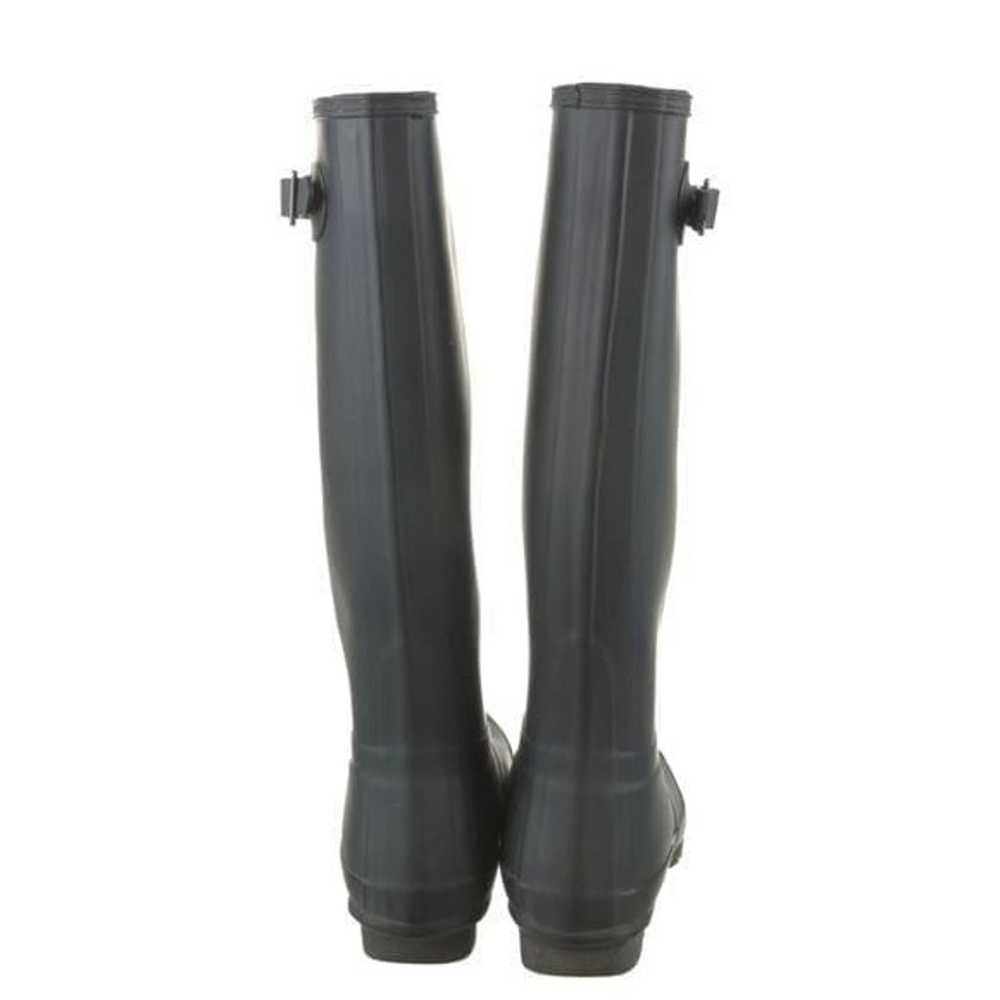 Hunter Original Grey Tall Rain Boots Size 10 - image 5