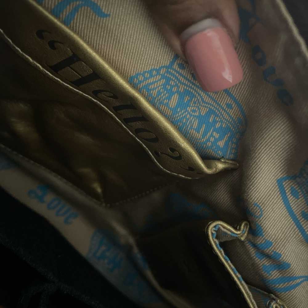 Vintage Juicy Couture Blue and Brown bag - image 4