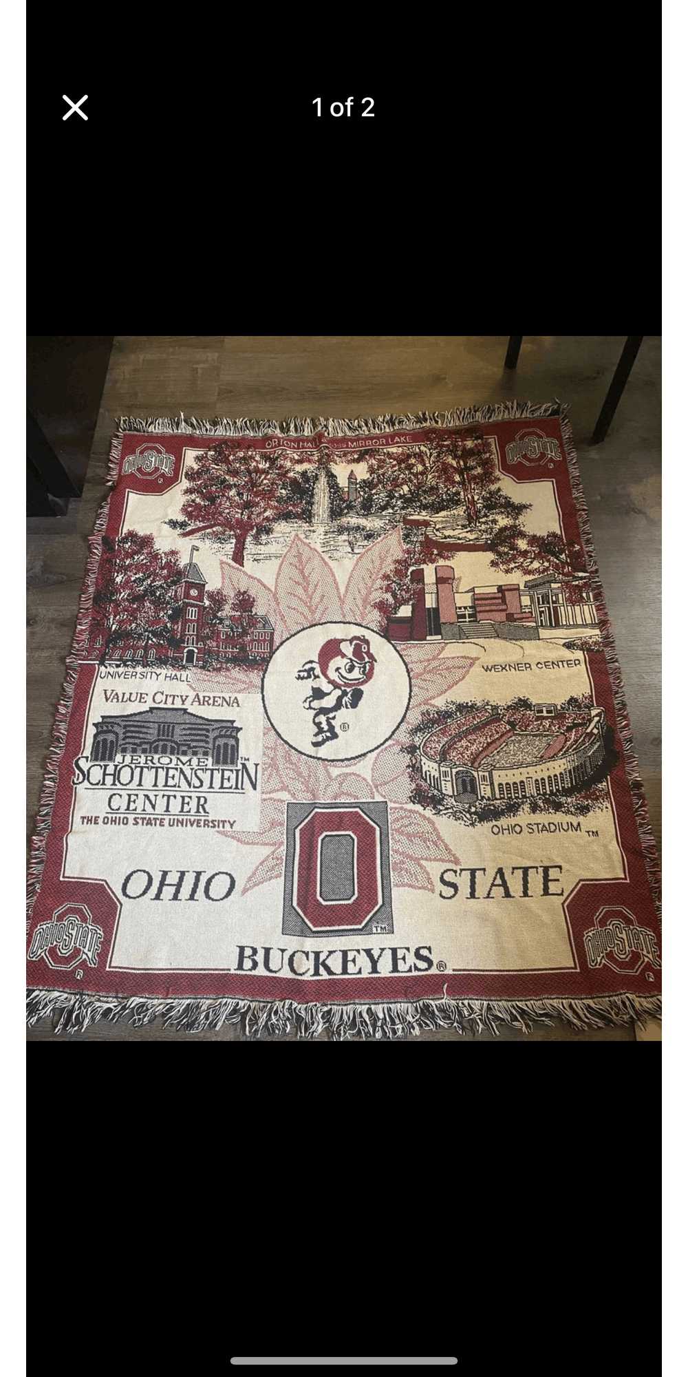 Vintage Ohio state tapestry - image 1