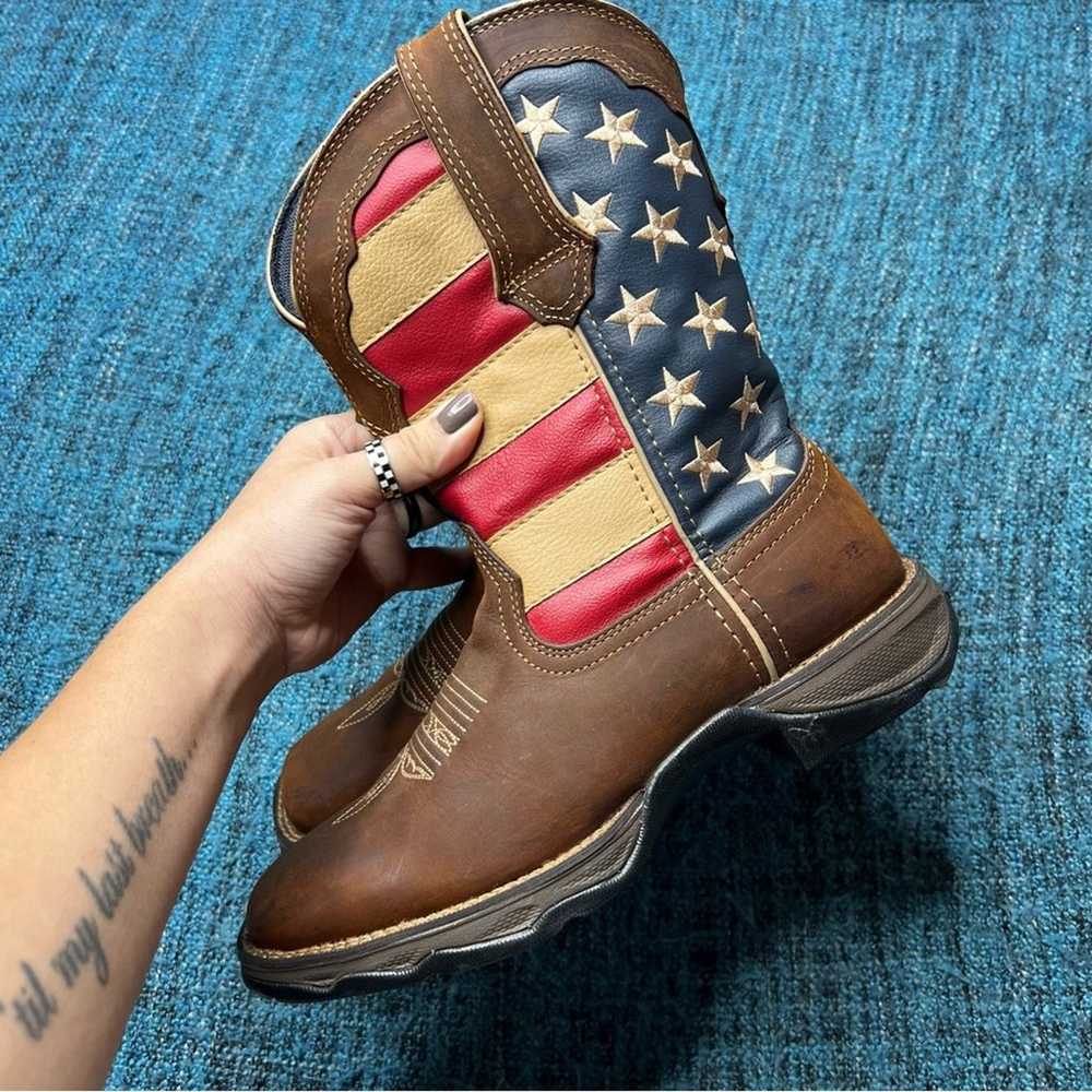 Durango Lady Rebel Patriotic Pull On Leather West… - image 4