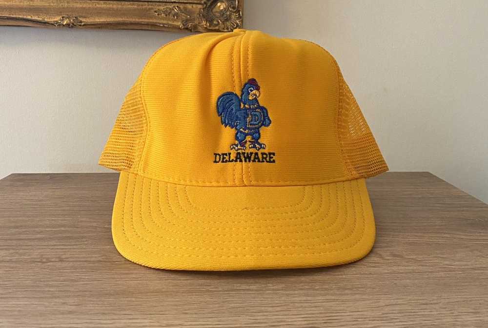 Ncaa × Trucker Hat × Vintage Vintage 80’s Delawar… - image 1