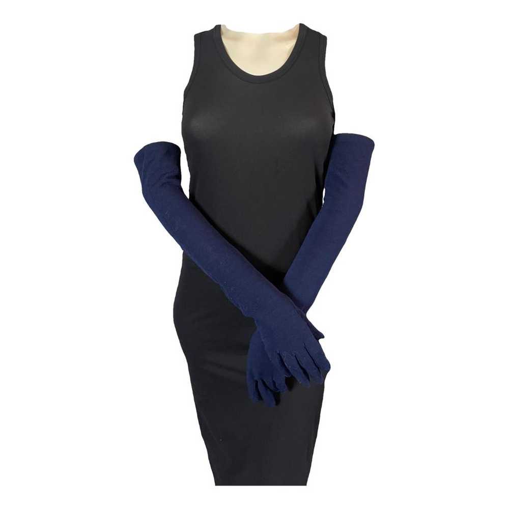 Yohji Yamamoto Wool long gloves - image 2