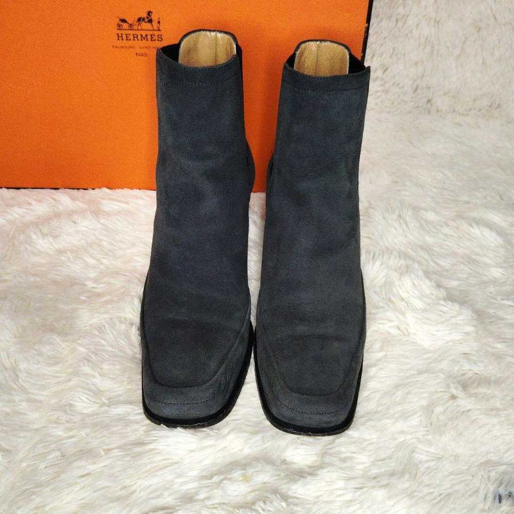 【Excellent Condition】HERMES Chelsea Boots with Si… - image 2