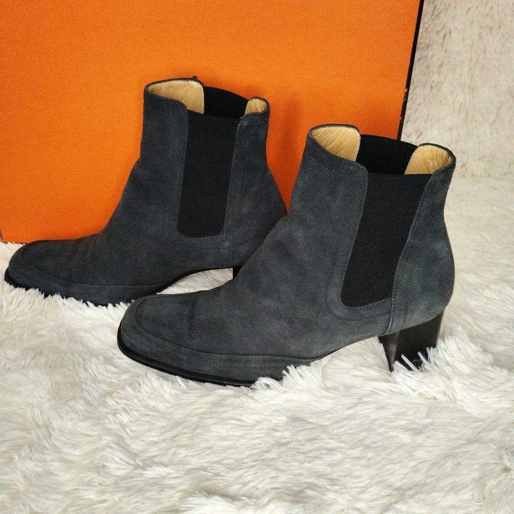 【Excellent Condition】HERMES Chelsea Boots with Si… - image 3