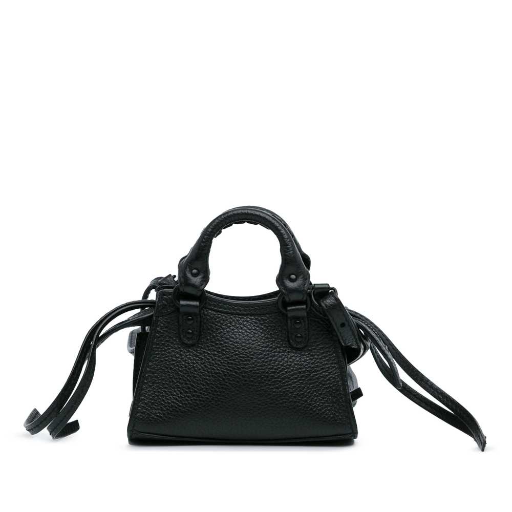 Black Balenciaga Super Nano Neo Classic City Satc… - image 3