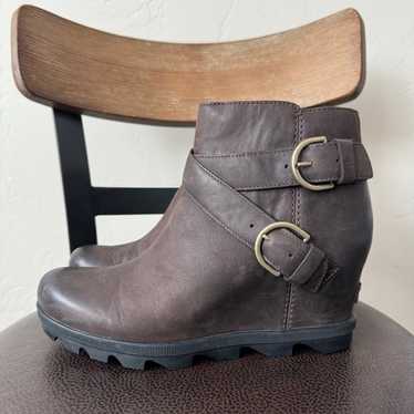 Sorel Womens Ankle Boots 10 Joan Of Arctic Wedge … - image 1