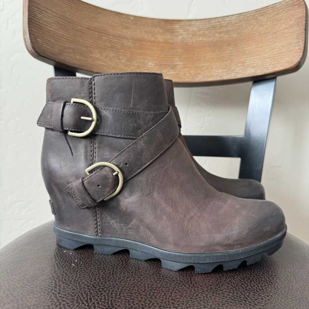 Sorel Womens Ankle Boots 10 Joan Of Arctic Wedge … - image 4