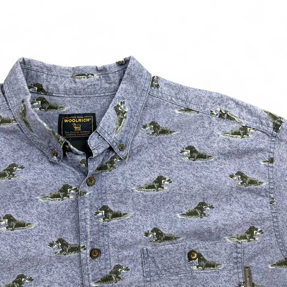 Other Woolrich Shirt Blue Dog Duck Hunting Labrad… - image 2