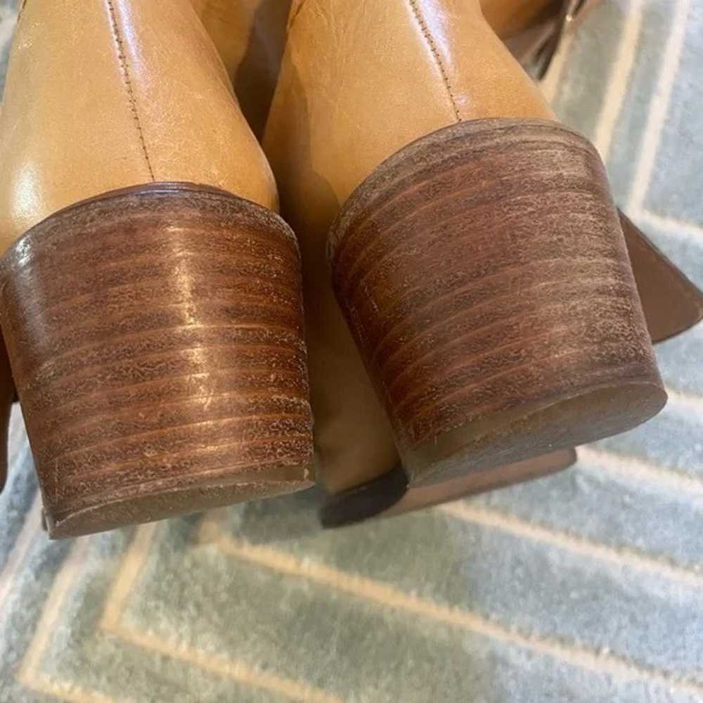 Vintage tall Chloe boots, butterscotch leather, 36 - image 6