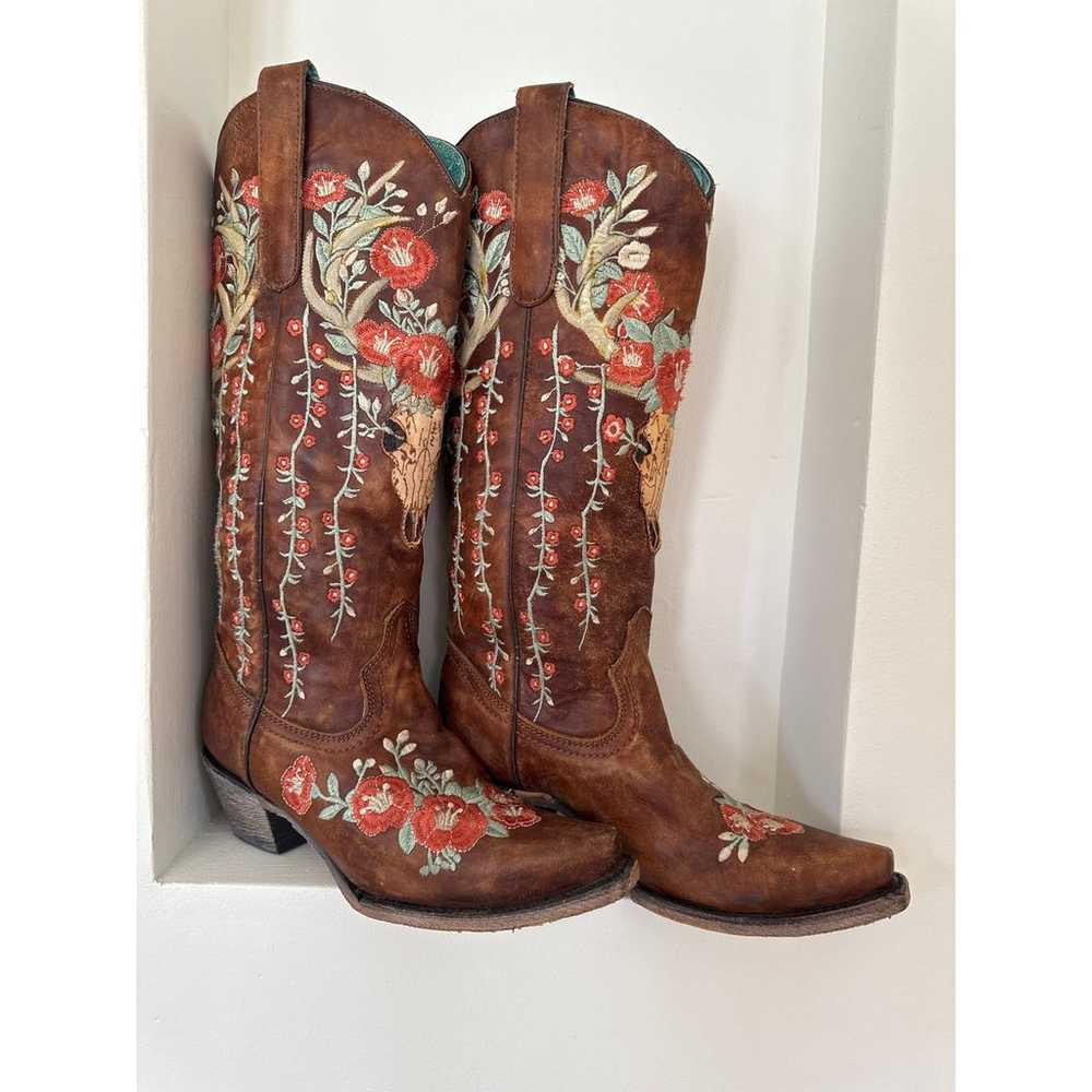 CORRAL Western Embroidered Skull Boho Festival Co… - image 2