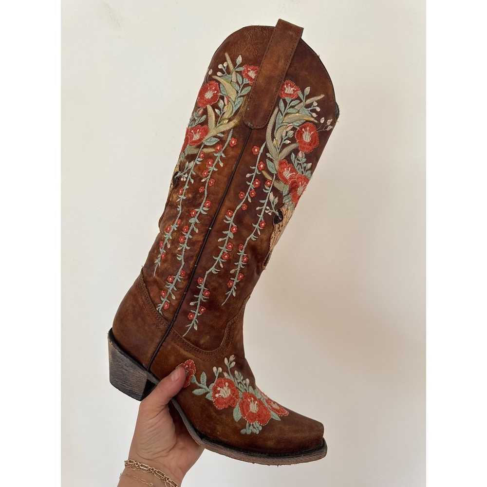 CORRAL Western Embroidered Skull Boho Festival Co… - image 3