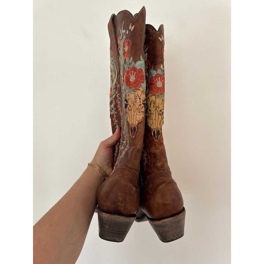 CORRAL Western Embroidered Skull Boho Festival Co… - image 7