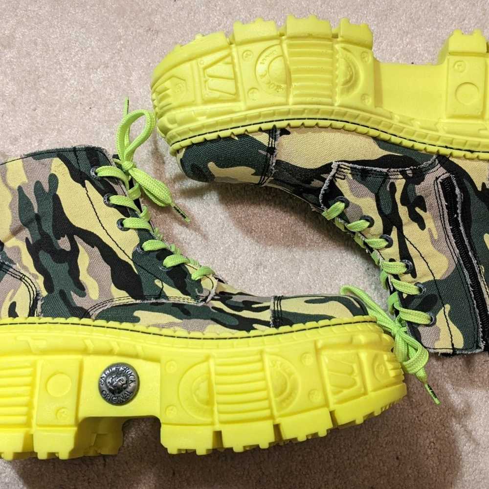 New Rock M-WALL005-V57 Camo/Yellow Florescent Chu… - image 5