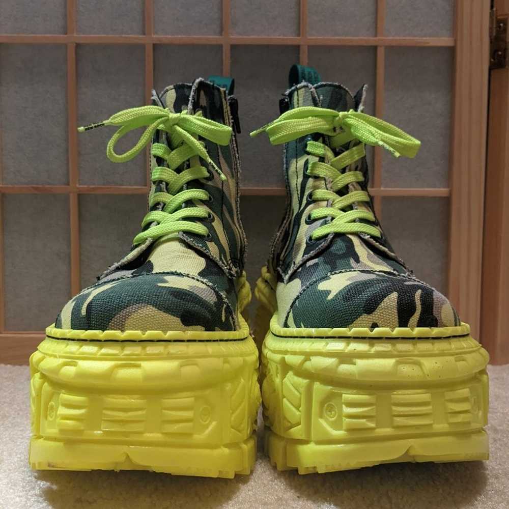 New Rock M-WALL005-V57 Camo/Yellow Florescent Chu… - image 8