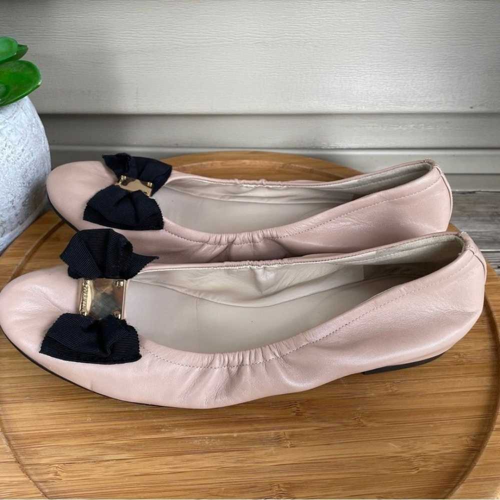 Cole Haan Tali Ballet Flats Soft Bow Nude Slipper… - image 2