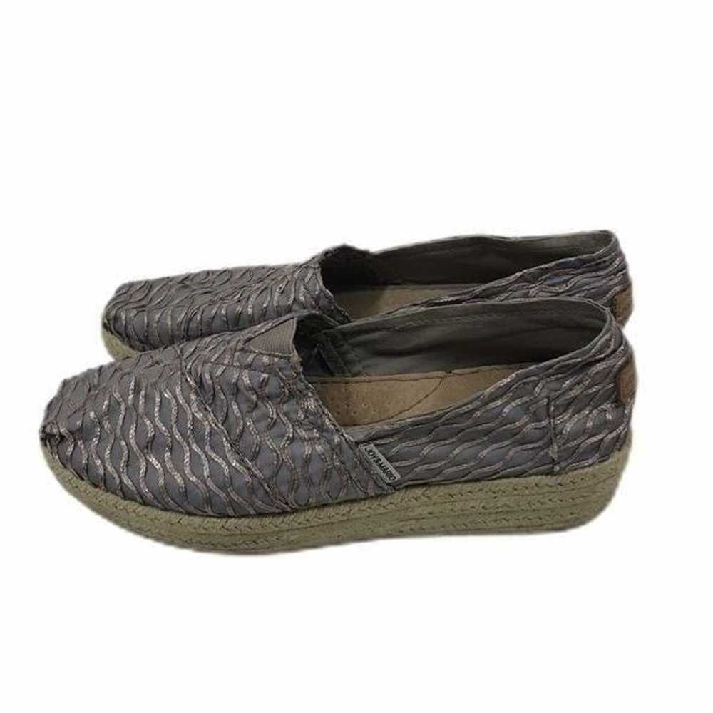 Joy and Mario Metallic Espadrilles Size 7W - image 3