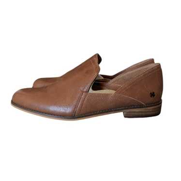 Lucky Brand Ellopy Brown Cutout Flat Slip On Loaf… - image 1