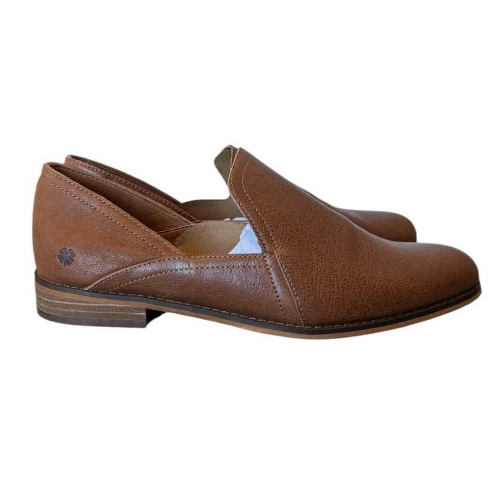 Lucky Brand Ellopy Brown Cutout Flat Slip On Loaf… - image 2