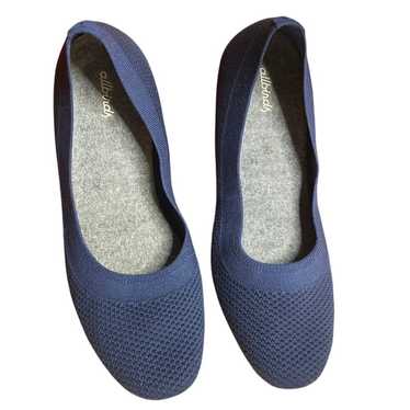 Navy Stretchy Comfortable Allbirds Flats 11