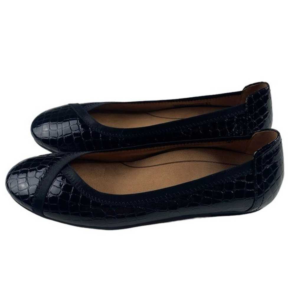 Vionic Womens Caroll Ballet Flat Black Patent Cro… - image 2