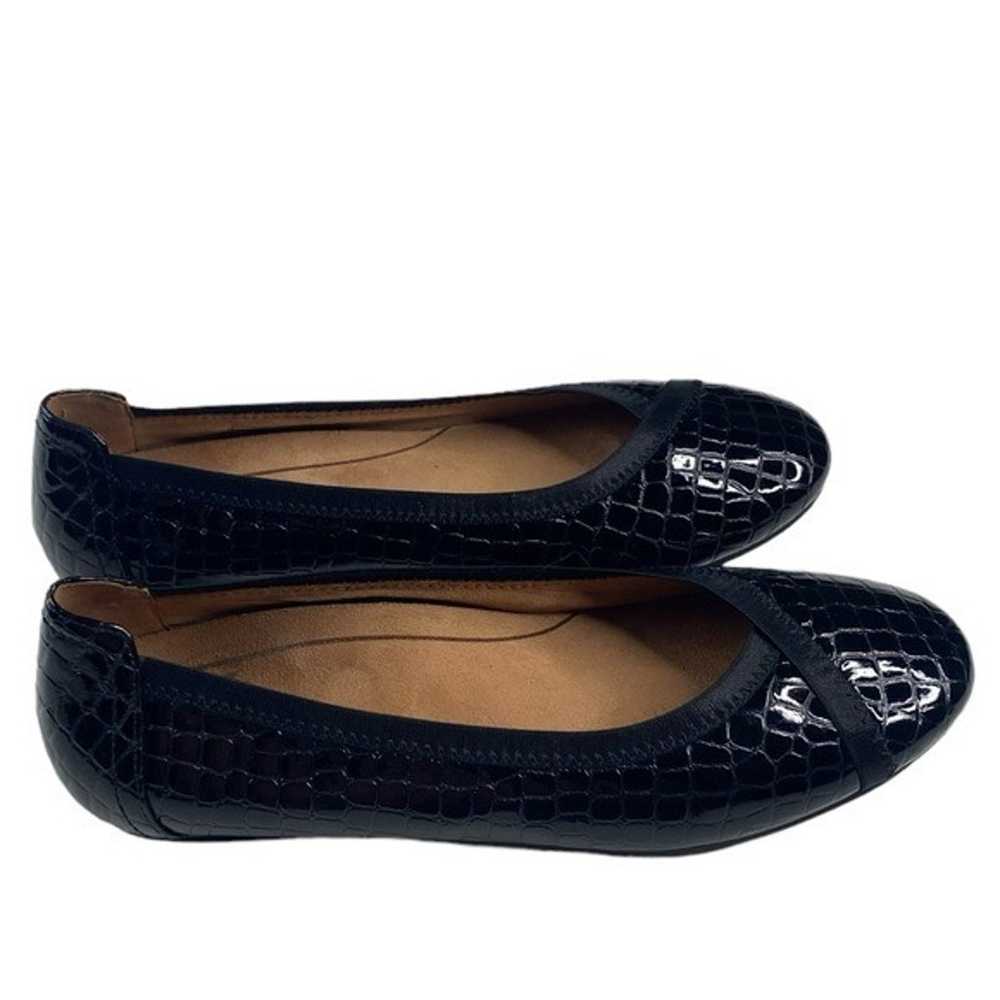 Vionic Womens Caroll Ballet Flat Black Patent Cro… - image 5