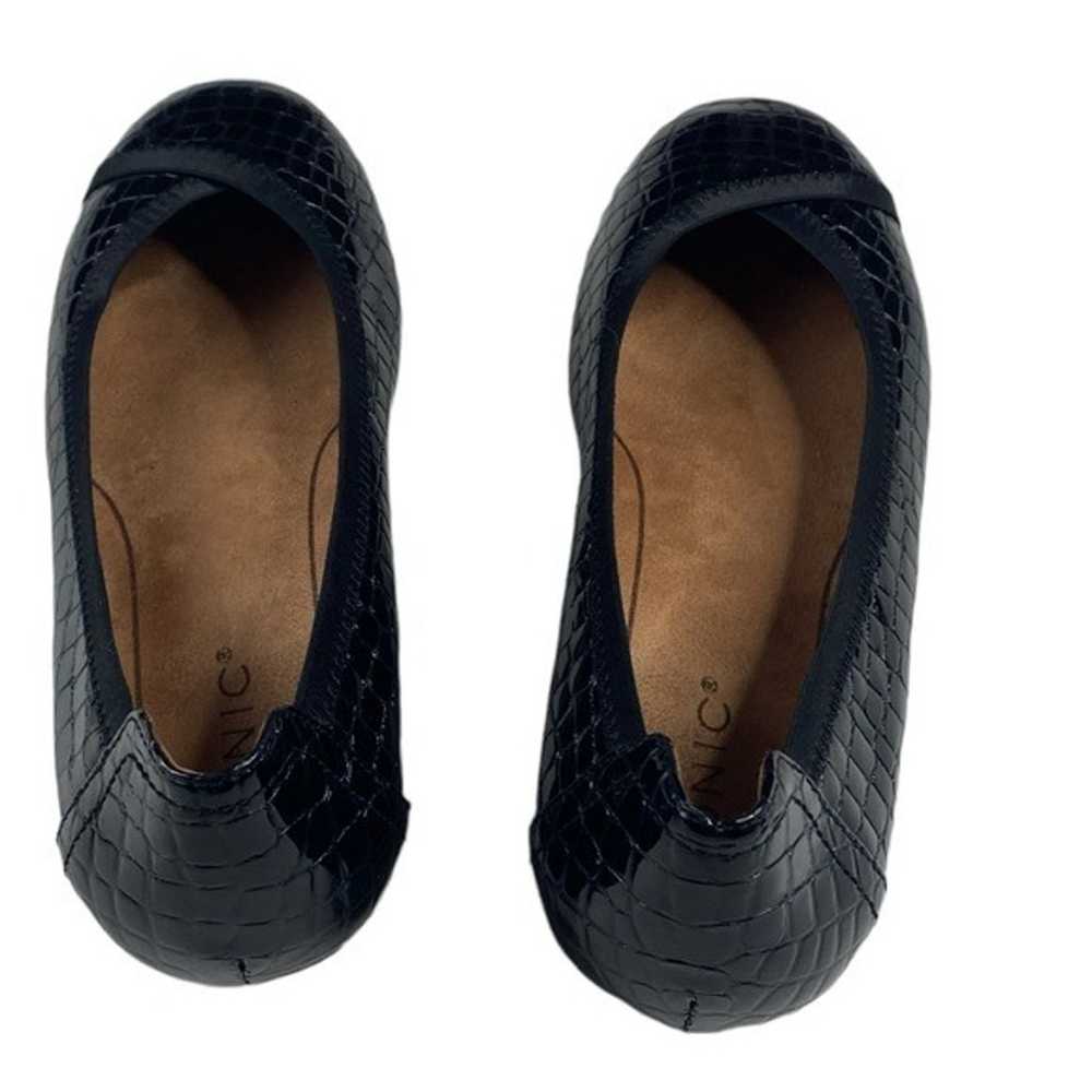 Vionic Womens Caroll Ballet Flat Black Patent Cro… - image 6