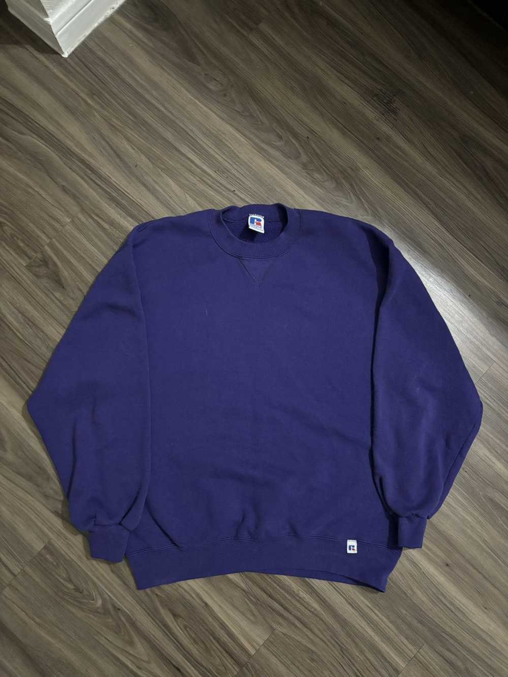 Russell Athletic × Vintage Vintage Russell Purple… - image 1