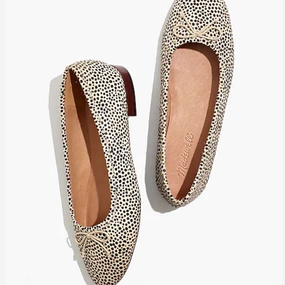 Madewell The Adelle Ballet Flat in Spot Dot Calf … - image 3