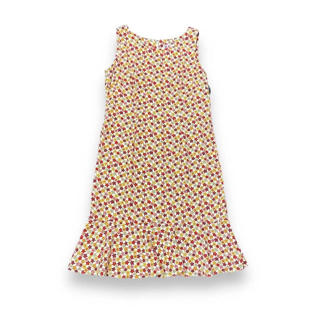 Designer Warm Tone Floral Dress - image 1