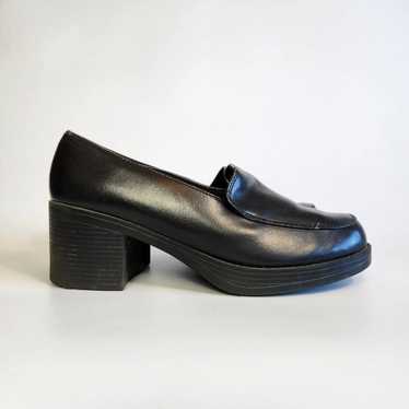 VTG Lower East Side Heels Womens Size 9.5 Black L… - image 1