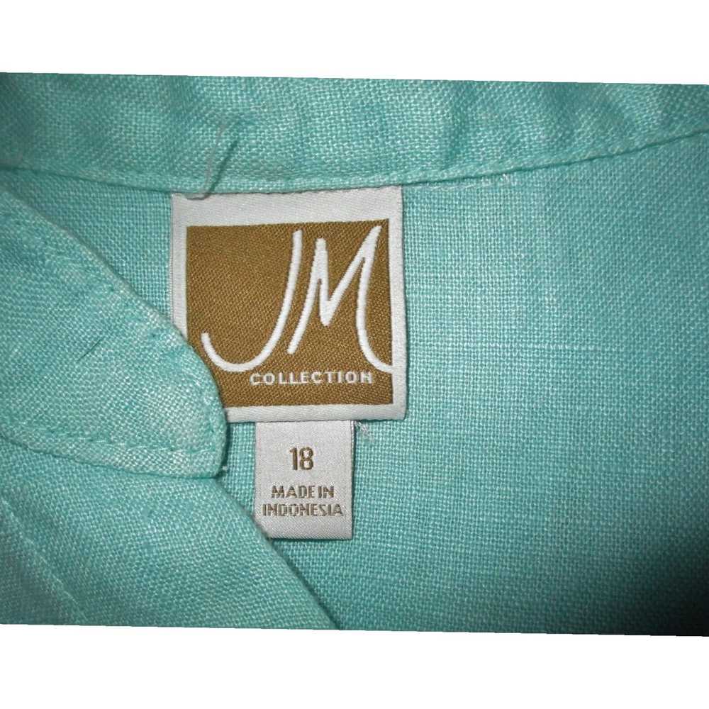 JM Collection Aqua Green Heavyweight 100 Percent … - image 6