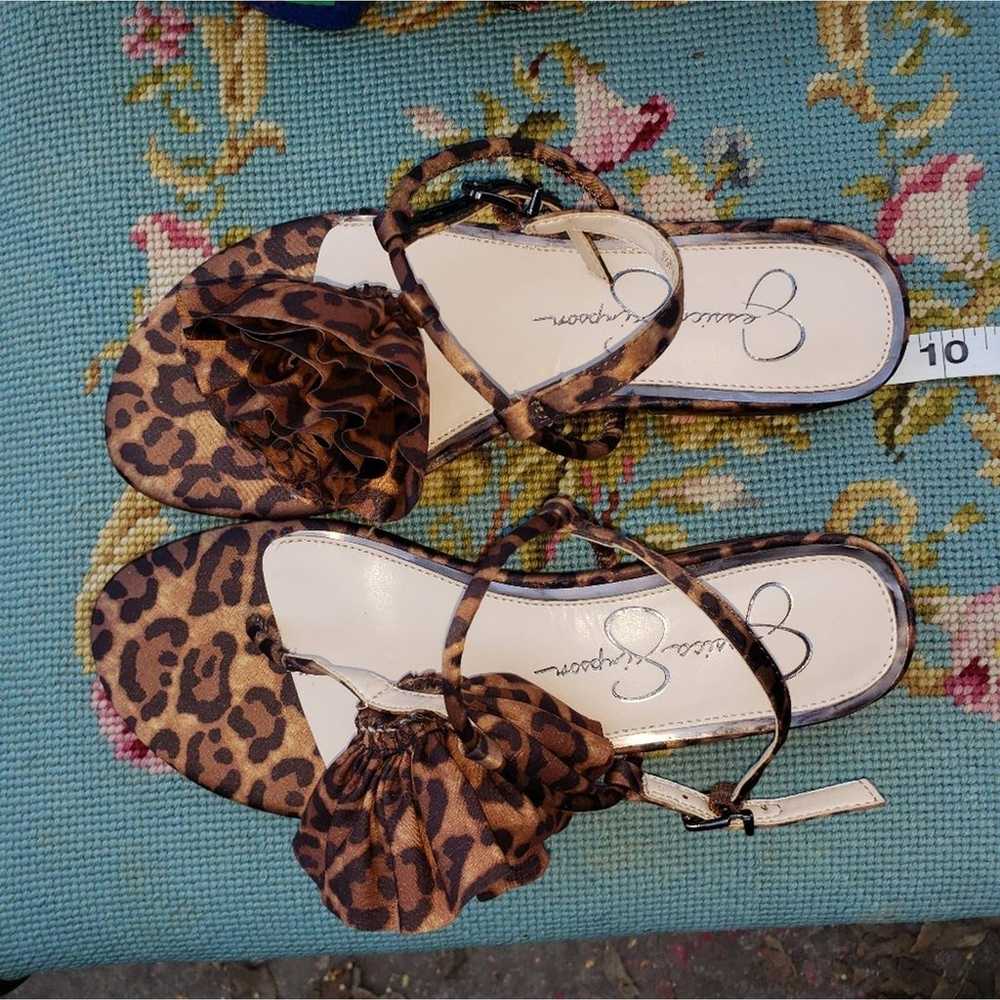 Jessica Simpson Leopard Flat Sandal - image 2