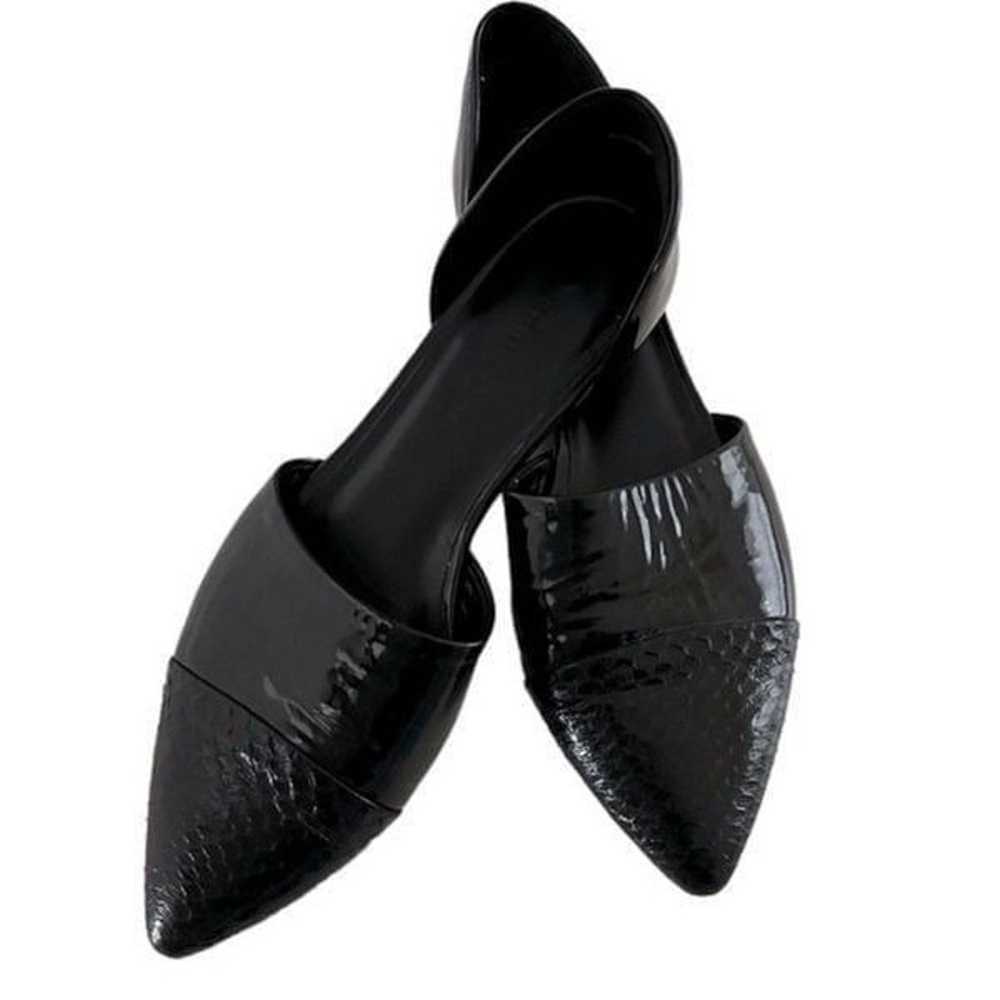 Jenni Kayne D’Orsay Croc Embossed Patent Leather … - image 10